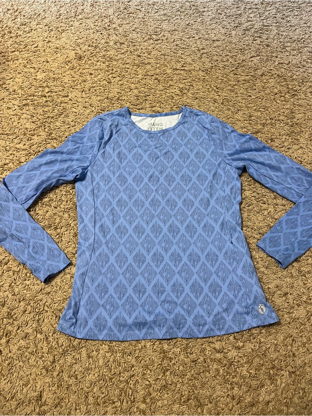 Blue Hang Ten Long Sleeve Top